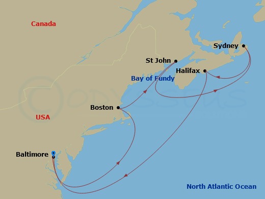 9-night Canada & New England Cruise