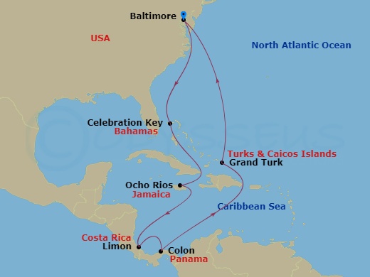 14-night Carnival Journeys Cruise - Southern Caribbean