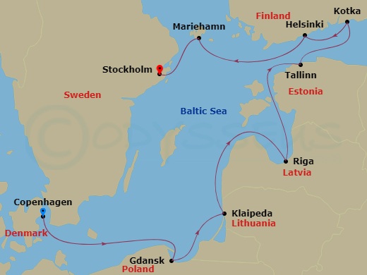 11-Night Baltic Capitals Voyage