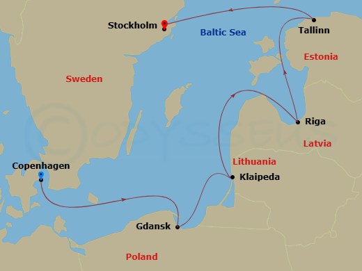 7-night Baltic Discovery Cruise