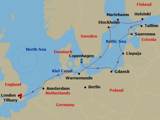 12-night Baltic Bounty Voyage