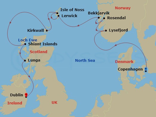 9-night Northern Europe and British Isles Cruise 