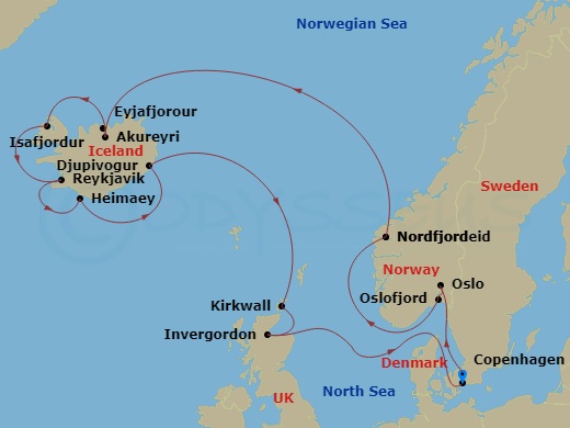 14-night Norwegian Fjords & Islands Of Iceland & Scotland Cruise