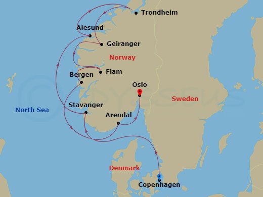 10-night Scandinavia Cruise