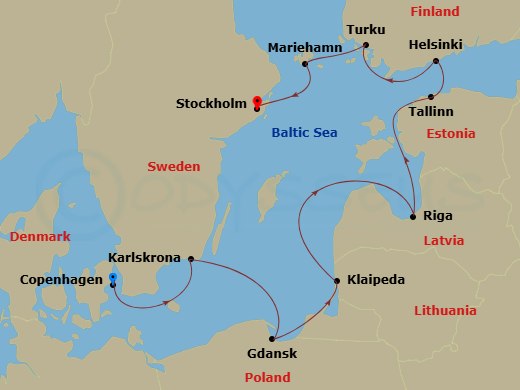 11-night Baltic Voyage: Denmark, Sweden & Finland