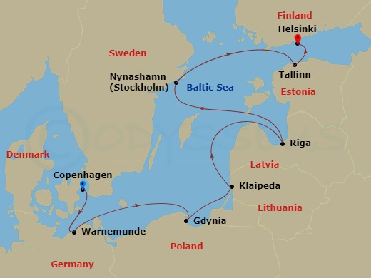 7-night Baltic Cruise: Germany, Sweden & Poland