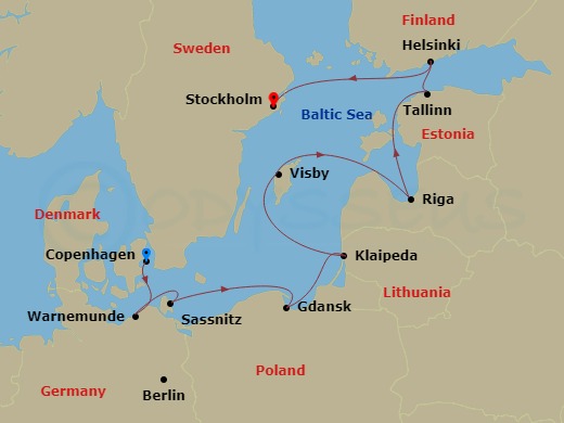 10-night Baltic Beauty Cruise