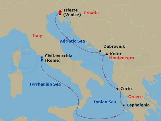 7-night Rome To Trieste Cruise
