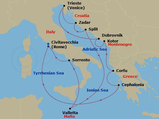 14-night Italy And The Adriatic Cruise