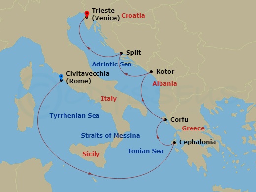 7-night Mediterranean & Adriatic Cruise