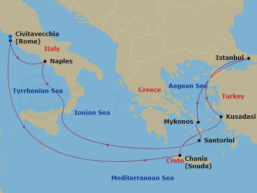 11-night Greece, Italy & Turkey Cruise