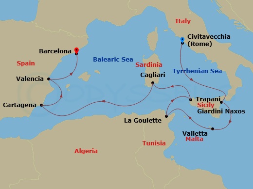 11-night Mediterranean Cruise