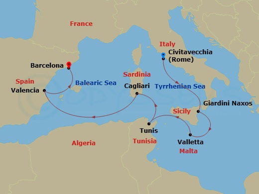 9-night Mediterranean Cruise