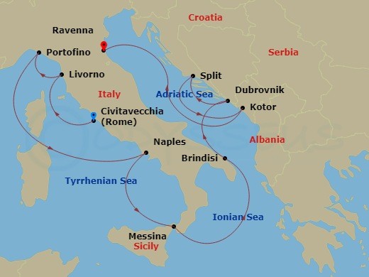 11-night Best Of Italy & Croatia Cruise