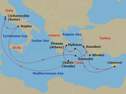 12-night Greece, Italy & Turkey Cruise