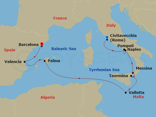 7-night Iconic Italy & A Taste Of Spain Cruise
