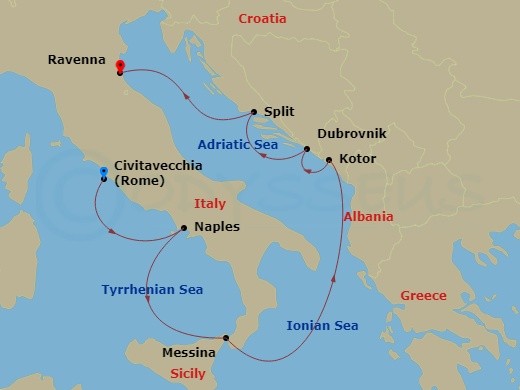7-night Italy & Croatia Cruise