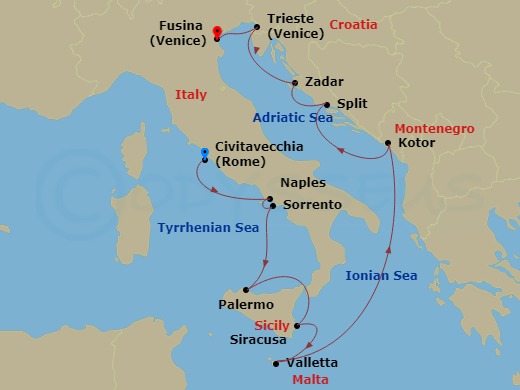 11-night Mediterranean Cruise