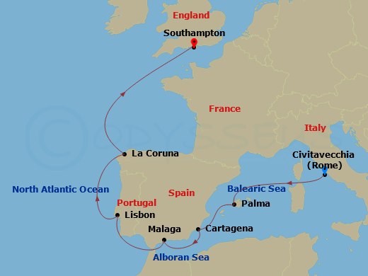11-night Mediterranean & Western EuropeCruise