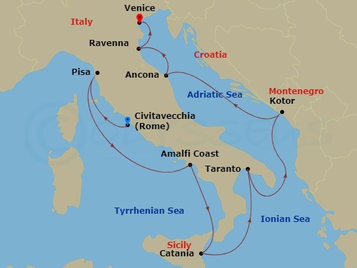 10-Night Italy Intensive Voyage
