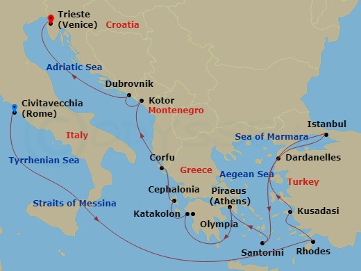 21-night Istanbul, Greek Islands And Adriatic Cruise