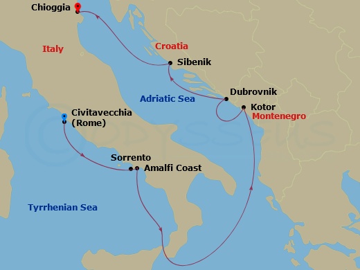 7-Night Amalfi & Dalmation Voyage
