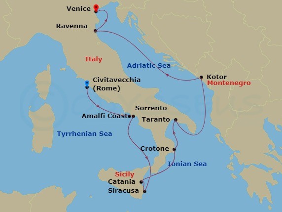 11-Night Italy Intensive Voyage