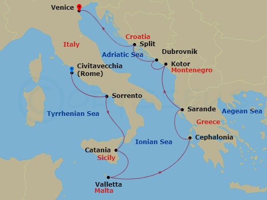 10-night Voyage To The Adriatic Voyage