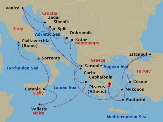 20-night Baroque To Byzantine Gems Voyage