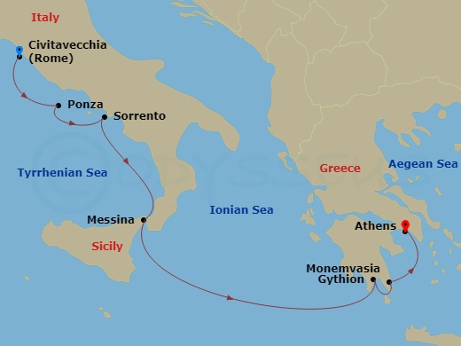 8-night Enchanting Greece & The Amalfi Coast Cruise
