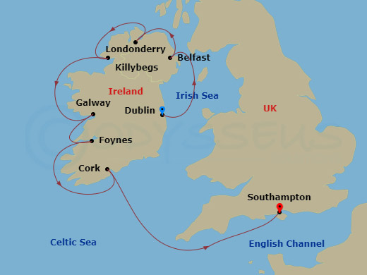 10-Night Ireland Intensive Voyage