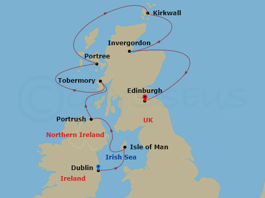 8-night Gaelic Explorers Cruise