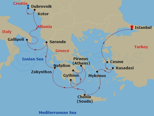 14-night Balkan Jewels & Ephesus Cruise