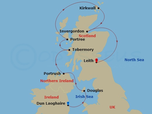 8-night Gaelic Explorers Cruise