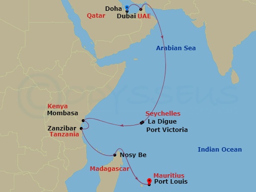 16-night Africa & Middle East Cruise