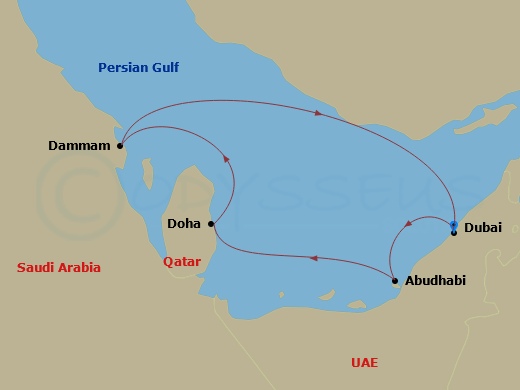 6-night A Journey from Dubai to Dubai Cruise