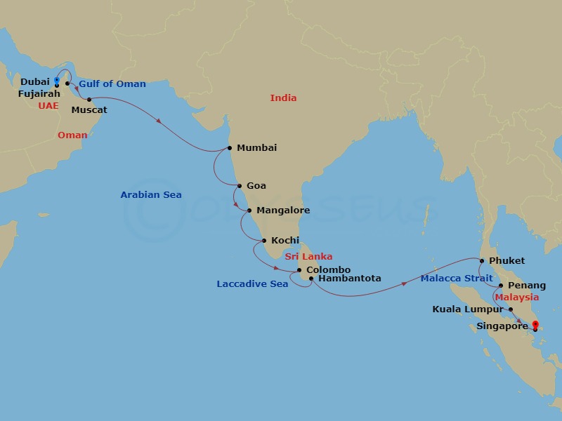 17-Night India & Sri Lanka Voyage