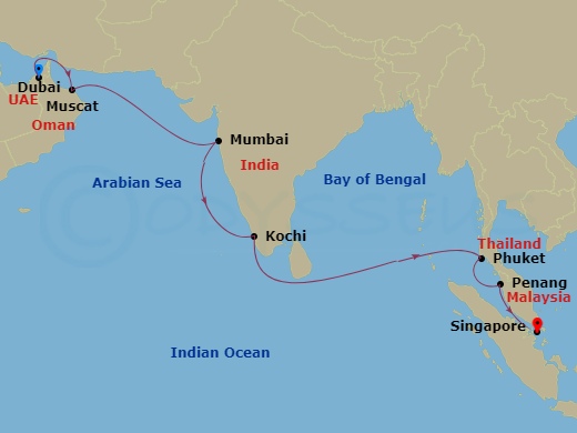 14-night Spice Route Cruise