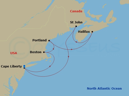 9-night Canada & New England Cruise