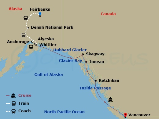 14-night Ultimate Denali Cruisetour #D4L