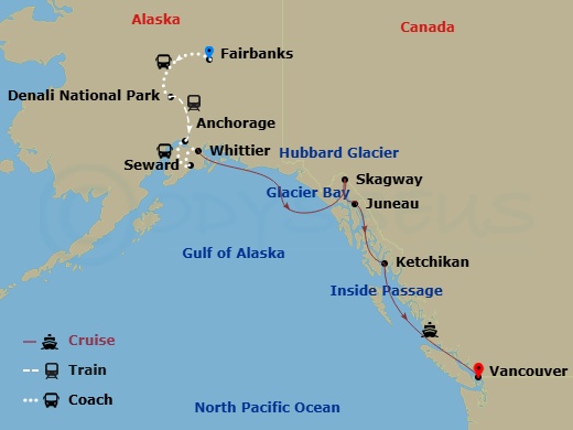 14-night Ultimate Denali Cruisetour D3L