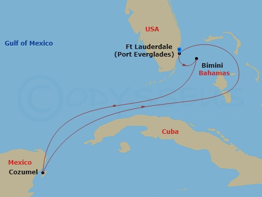 5-night Maiden Voyage - Bahamas & Mexico Cruise