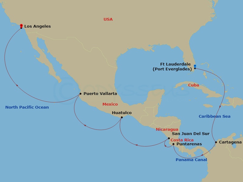 World Cruise Segment - Panama Canal (Connoisseur)