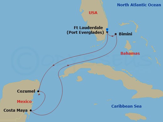 6-night Mexico & Bahamas Cruise