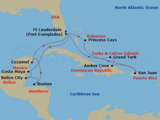14-night Caribbean East/West Adventurer Cruise