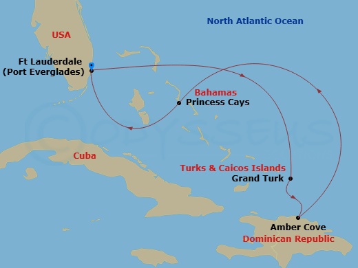 7-night Eastern Caribbean Cruise With Bahamas