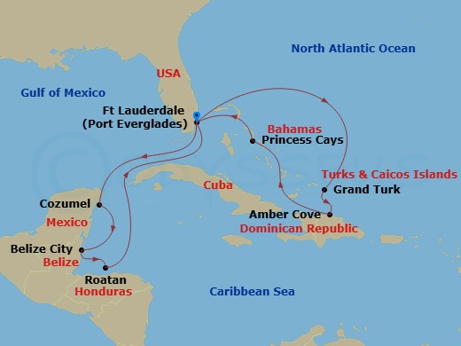 14-night Eastern/Western Caribbean Adventurer Cruise