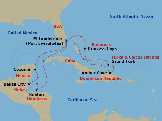 14-night Eastern/Western Caribbean Adventurer Cruise