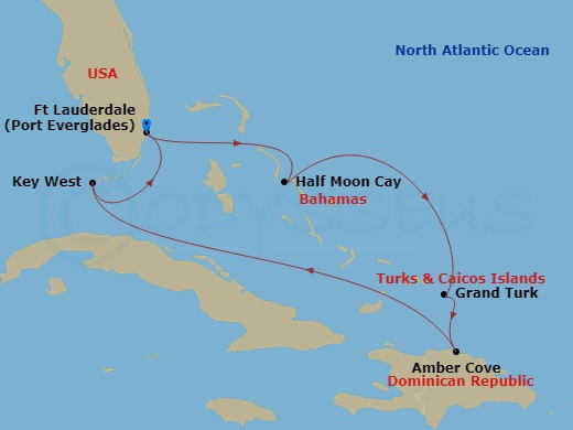 7-night Tropical Caribbean Cruise