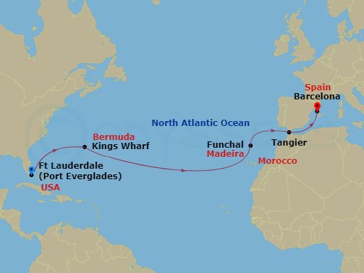 14-night Cultural Crossing with Madeira and Morocco Cruise